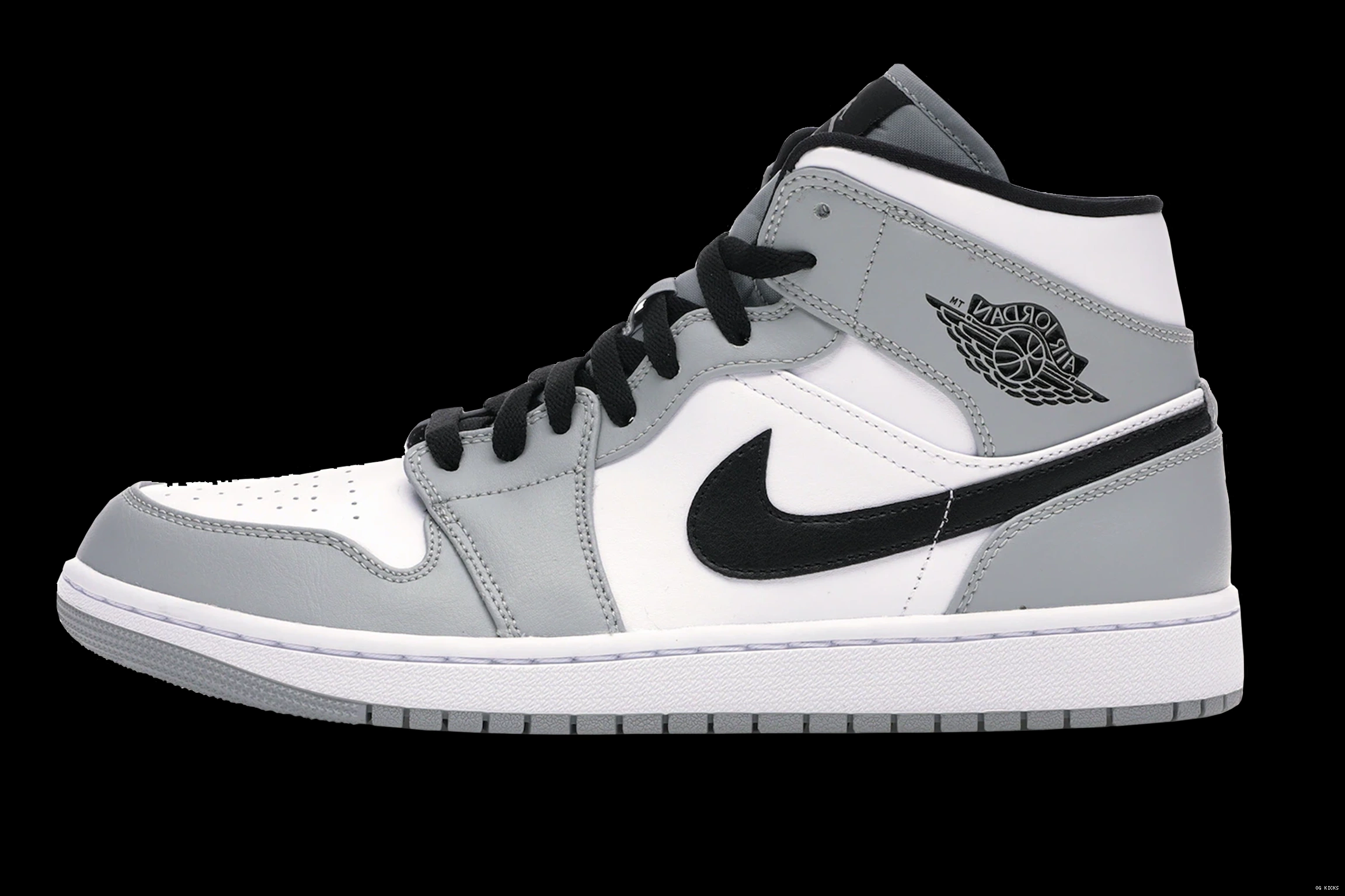 Smoke Air Mid 1 Grey Jordan 0711